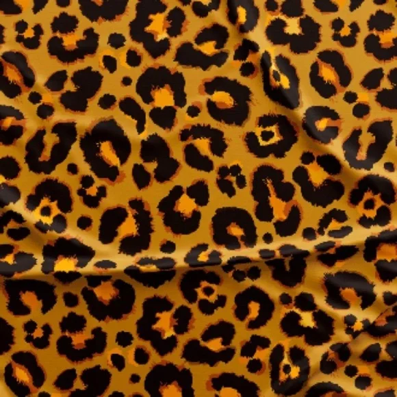 Woodstock Laundry WOMENS SLEEPSHIRT - LEOPARD SKIN ON ORANGE XL - Picture 2 of 11